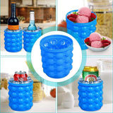 Ice Cube Maker Bottle – 2-in-1 Ice Tray with Lid
