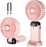 AeroBreeze 5-in-1 Smart Mini Fan Premium Pocket-Sized Power with Digital Display