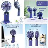 AeroBreeze 5-in-1 Smart Mini Fan Premium Pocket-Sized Power with Digital Display