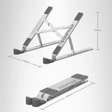 Premium Adjustable Aluminum Laptop Stand Work Smarter. Sit Better. Stay Comfortable.